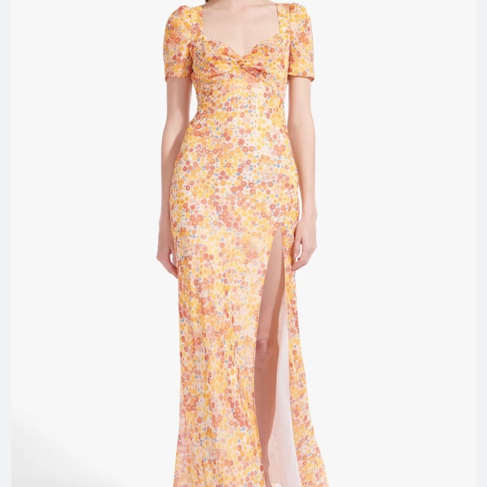 STAUD Floral Maxi Dress